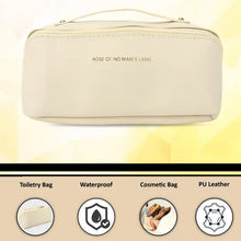 Travel Makeup & Toiletry Organizer Pouch with Zipper & Handle (1 Pc / Mix Color)