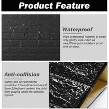 Wallpaper 3D Foam Wallpaper Sticker Panels (76 x 70 Cm / 1 Pc)