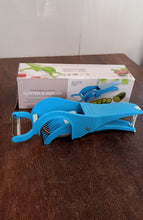 2 in 1 Veg & Fruit Multi Cutter with 5 Blades & Peeler (1 Pc / Multicolor)