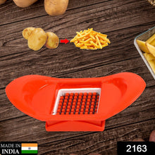 Fry cutter close-up